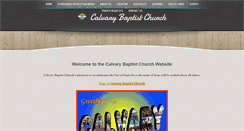 Desktop Screenshot of calvarybaptistsantafe.com